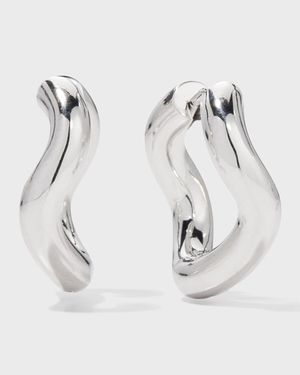 Boucles Doreilles Wave Huggie Earrings