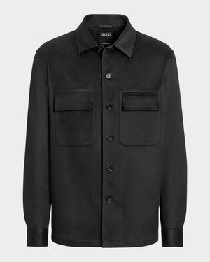 Men's Cashmere Overshirt