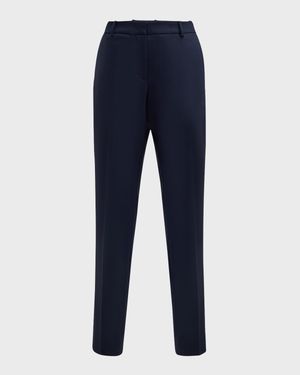 Clinton Cropped Stretch Wool Pants