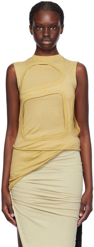 Rick Owens DRKSHDW Débardeur Membrane II jaune