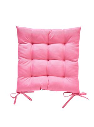 Today Linge De Maison - Galette de chaise déperlante - Taille 40x40 - Rose