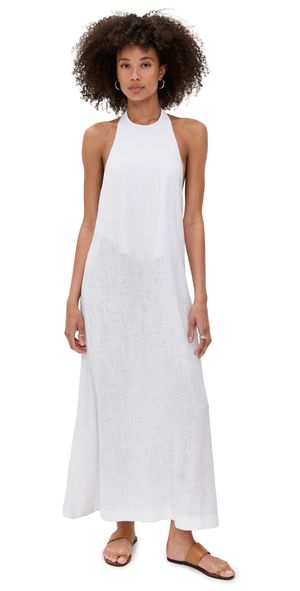 Sold Out NYC The Fete Linen Dress White M