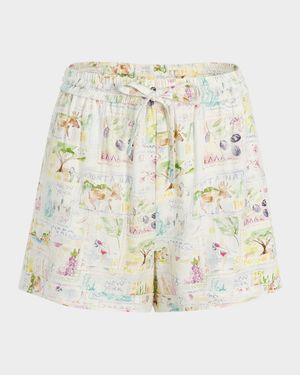 Coastal Postcard Shorts