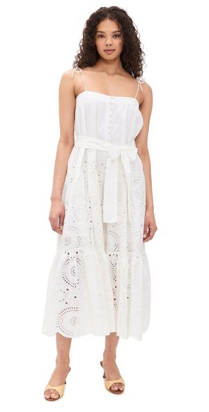 Marea Camille Dress White Eyelet S