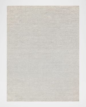 Key West Hand-Tufted Light Silver Rug, 5' x 8'