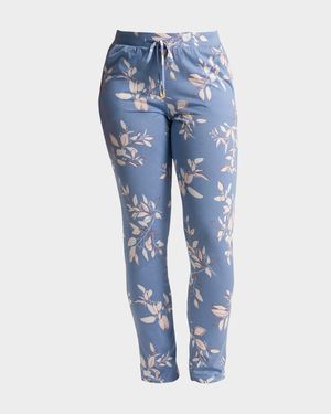 Botanical-Print Lounge Pants