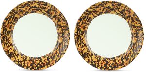 Stories of Italy White & Yellow Plain Plate Set