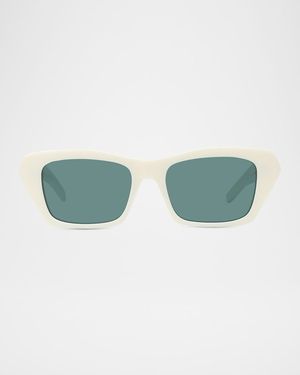 4G Liquid Acetate Rectangle Sunglasses