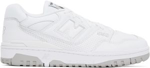 New Balance White BB550 Sneakers