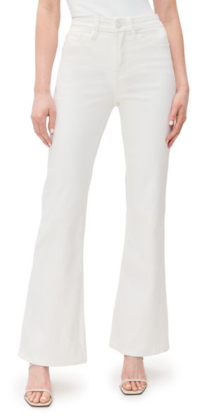 Good American Good Legs Flare Jeans White001 12