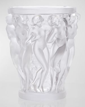 Bacchantes Small Clear Vase