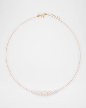 18K Pearl Choker Necklace
