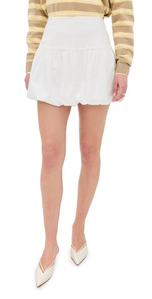 WAYF Bubble Skirt Ivory XL