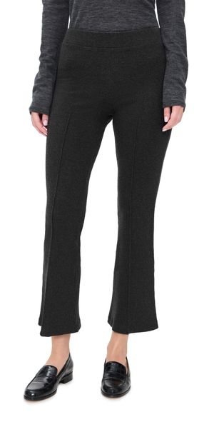 DONNI. The Rib Kick Flare Trousers Charcoal Grey S