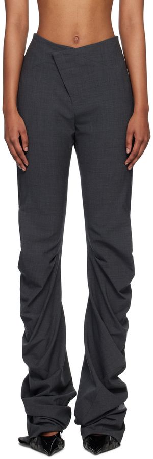 Ottolinger Gray Drape Trousers