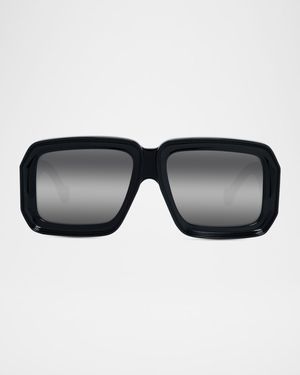 Signature Square Mirrored Sunglasses