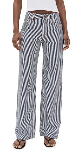 Lioness Top Model Jeans Navy Stripe XL