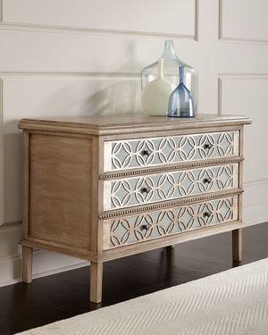Cicley Carved 3-Drawer Chest