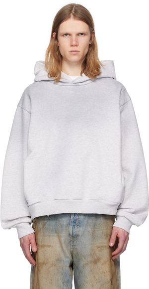 Acne Studios Gray Logo Hoodie