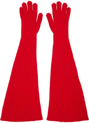 The Row Red Fergie Gloves