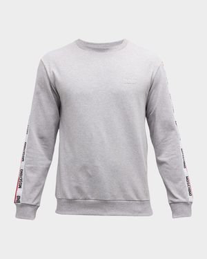 Men's Logo-Tape Crew Sweatshirt