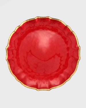 Baroque Glass Dinner Plate