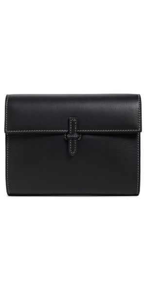 Hunting Season Small Soft Clutch in Nappa Black One Size
