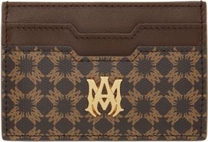 AMIRI Brown MA Quad Card Holder