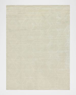Brunello Hand-Loomed Light Beige Rug, 4' x 6'