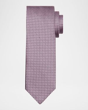 Men's Textured Dot Tie