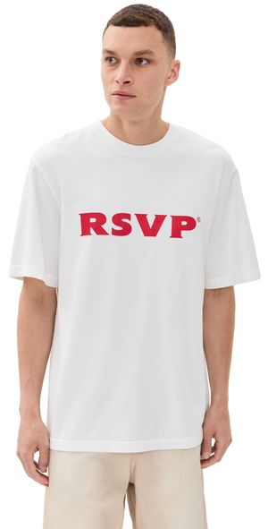 AGOLDE AGOLDE x RSVP Gallery Short Sleeve Mock Neck Tee Soft White M