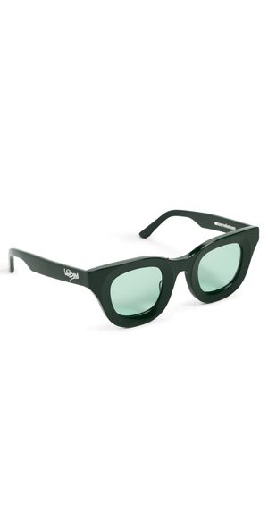Wisdom Frame 3 Sunglasses Green One Size