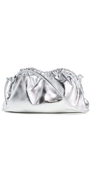 Mansur Gavriel Mini Cloud Clutch Silver One Size