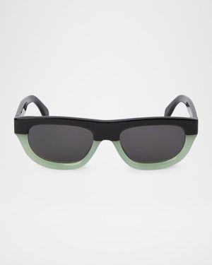 Imperial Two-Tone Acetate Sunglasses