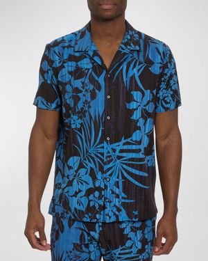 Men's Drift Away Printed Camp Shirt
