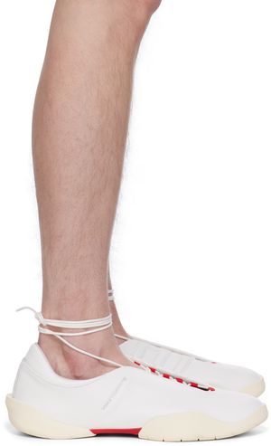 Y-3 Baskets de style chaussures Charles IX Regu blanc cassé