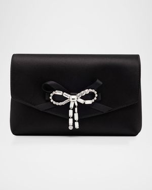 Soft Bow Mini Clutch Bag