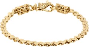 Emanuele Bicocchi Gold Infinity Loop S-Link Bracelet