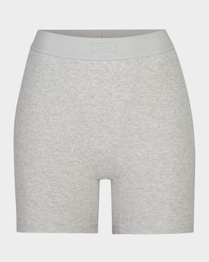 Cotton Rib Logo Boxers