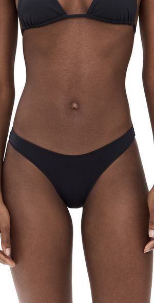 Frankies Bikinis Dove Bikini Bottoms Black S