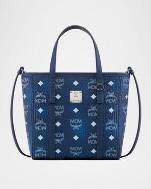 Toni Mini Visetos Shopper Top-Handle Bag