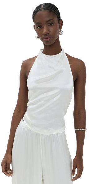 Enza Costa Satin Halter Cloud 3