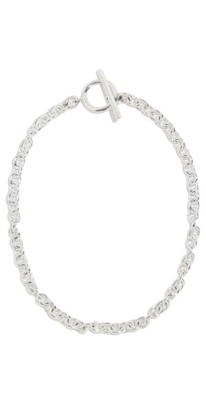 AGMES Classic Chain Necklace Sterling Silver One Size