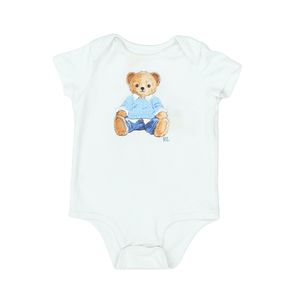 Polo Ralph Lauren - Seconde Main - Body bébé blanc - 18 mois - Taille 18M - Blanc