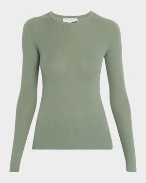 Hutton Ribbed Cashmere Pullover