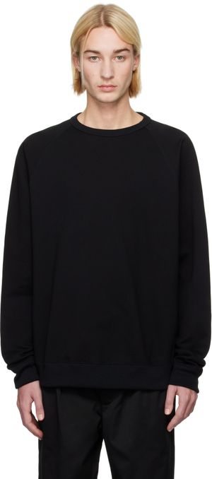 nanamica Black Crew Neck Sweatshirt