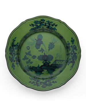 Oriente Italiano Dinner Plate, Malachite