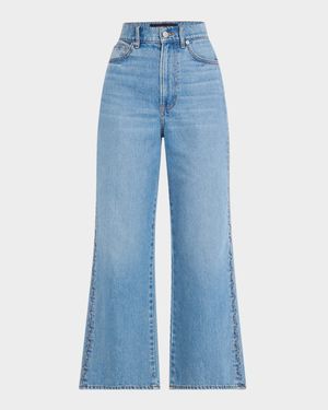 Taylor Crop High-Rise Wide Jeans