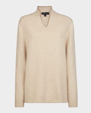 Men's Ellen Pull Cashmere V-Neck Sweater