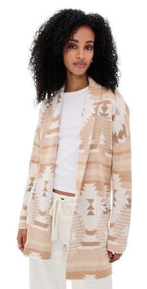 Splendid Cardigan Burnt Orange Aztc M